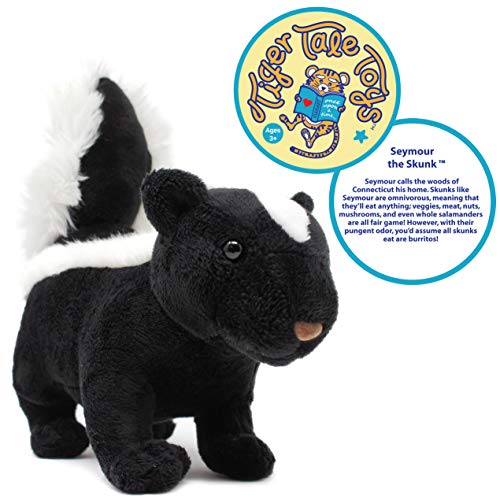 Seymour the Skunk Plush Stuffed Animal - 8 Inch
