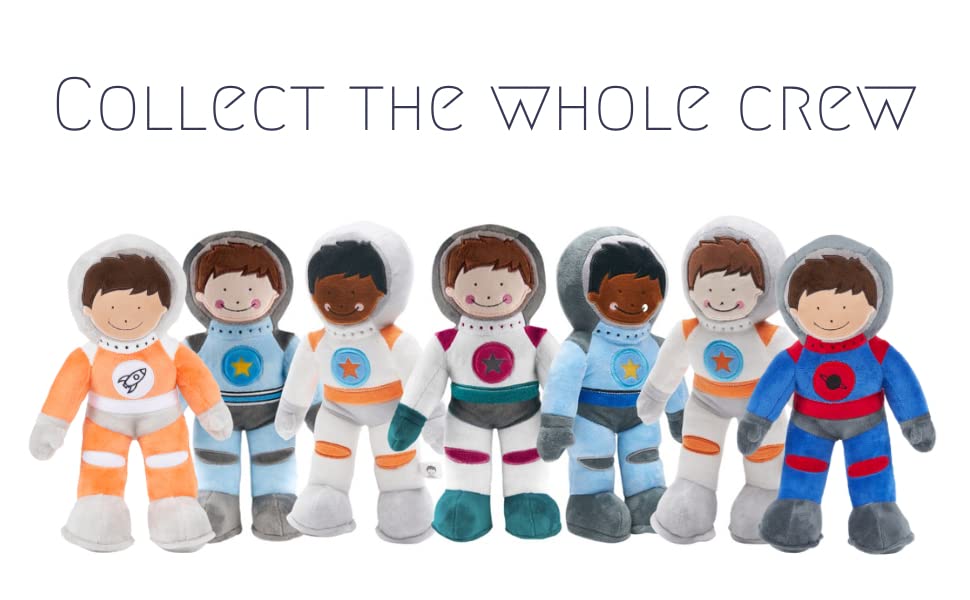 Blue Spacesuit Astronaut Stuffed Animal for Kids
