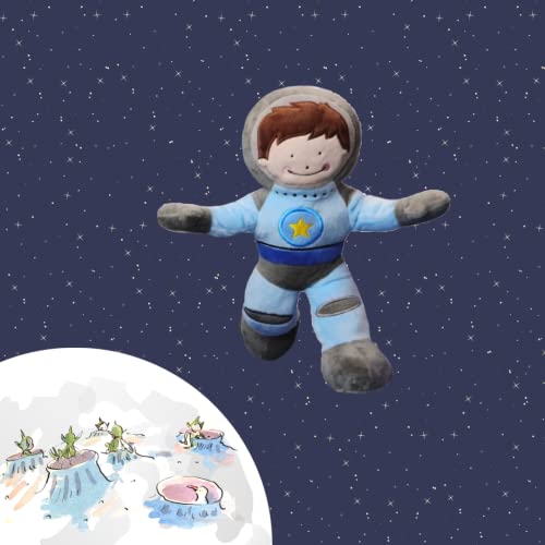 Blue Spacesuit Astronaut Stuffed Animal for Kids