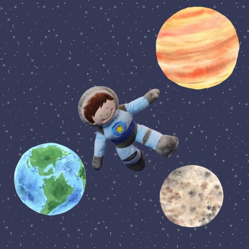 Blue Spacesuit Astronaut Stuffed Animal for Kids