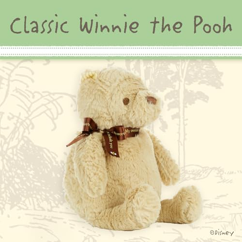Classic Winnie the Pooh Stuffed Animal, 9 Inch