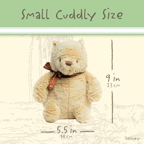 Classic Winnie the Pooh Stuffed Animal, 9 Inch
