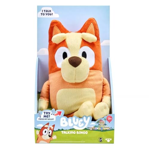 Interactive 12" Talking Bingo Plush Toy