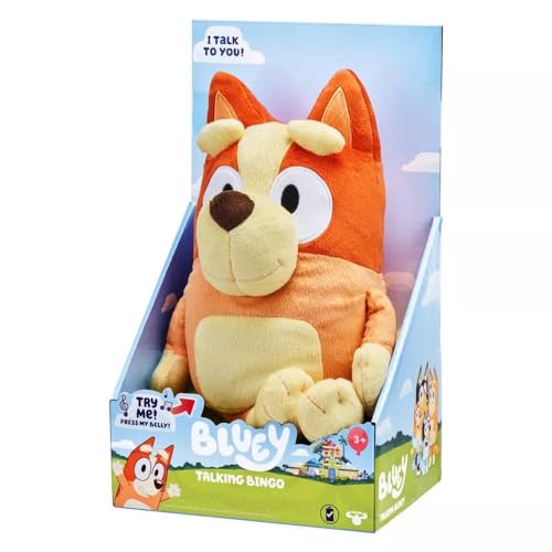 Interactive 12" Talking Bingo Plush Toy