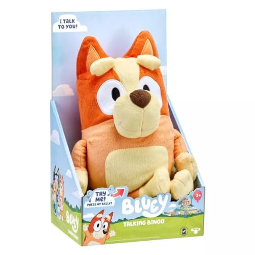 Interactive 12" Talking Bingo Plush Toy