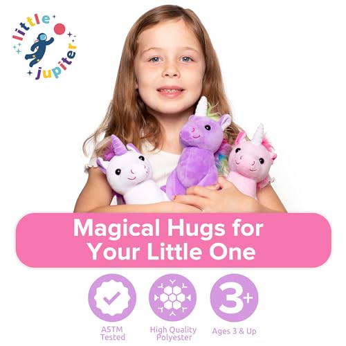 Little Jupiter 7.5'' Pink Plush Unicorn Toy