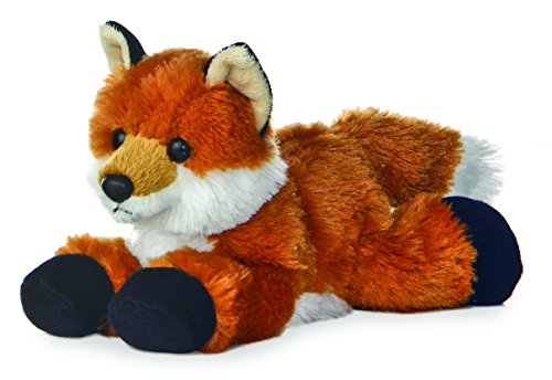 Aurora Mini Flopsie Foxxie Plush Toy - 8 Inches