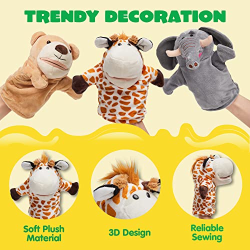 Joyin 6-Piece Kids Animal Hand Puppet Set