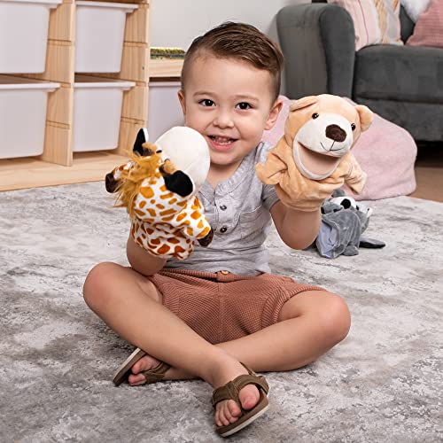 Joyin 6-Piece Kids Animal Hand Puppet Set
