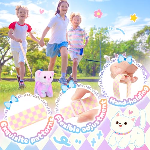 Interactive Moving Plush Cat Toy for Kids