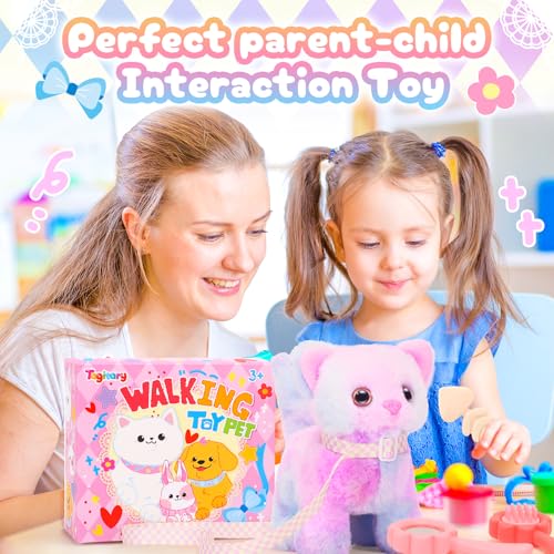 Interactive Moving Plush Cat Toy for Kids