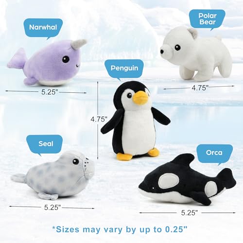 BenBen Ocean Stuffed Animal Set with 5 Plushies