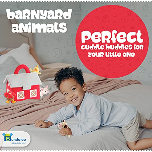 Bundaloo Realistic Sound Plush Farm Animal Set