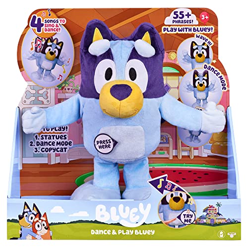 Bluey Dance and Play 14" Animated Plush Toy