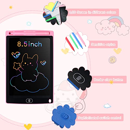 4-Pack LCD Writing Tablets for Kids - 8.5 Inch