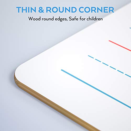 Nicpro Double-Sided Dry Erase Lap Boards 2-Pack