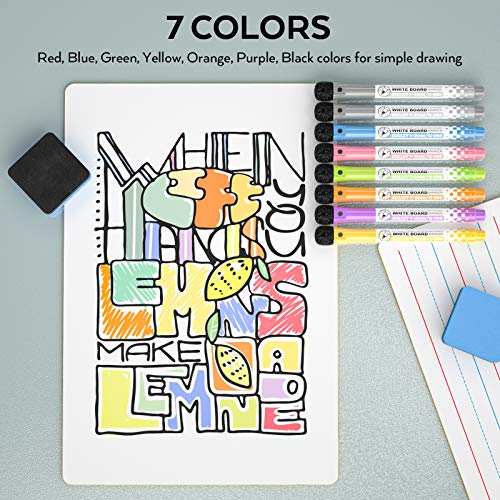 Nicpro Double-Sided Dry Erase Lap Boards 2-Pack