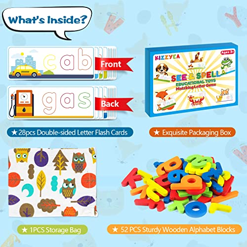 See & Spell Letter Matching Game for Kids