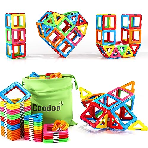 Coodoo Magnetic Building Blocks STEM Toy Set