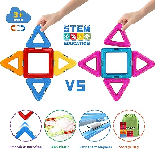 Coodoo Magnetic Building Blocks STEM Toy Set