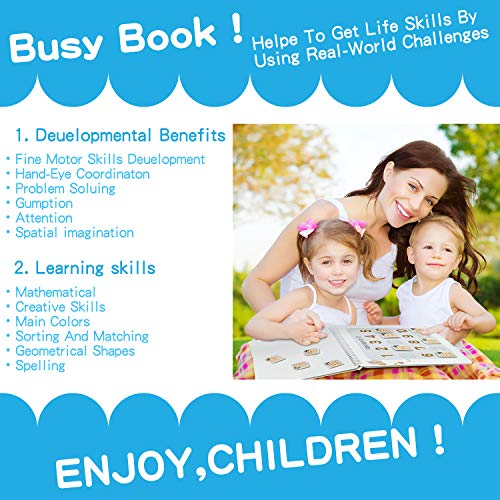 Montessori Busy Book: Sensory Activity for Kids