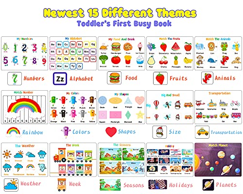 Montessori Busy Book: 29 Theme Activity Binder
