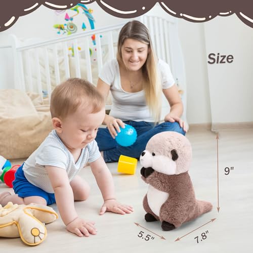 9.8 Inch Soft Otter Plush Toy for Kids