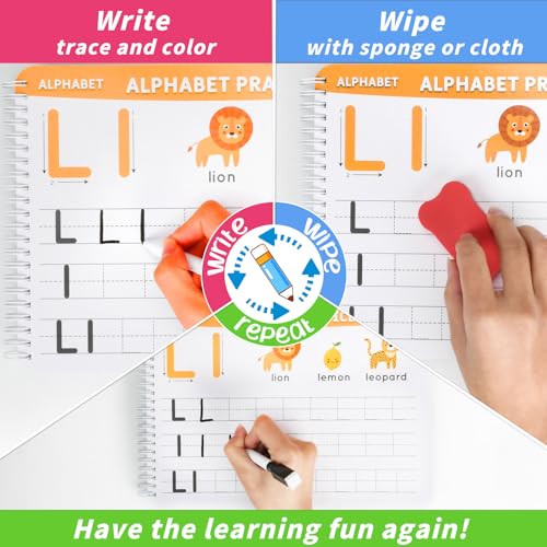Preschool Handwriting & Alphabet Learning Workbook