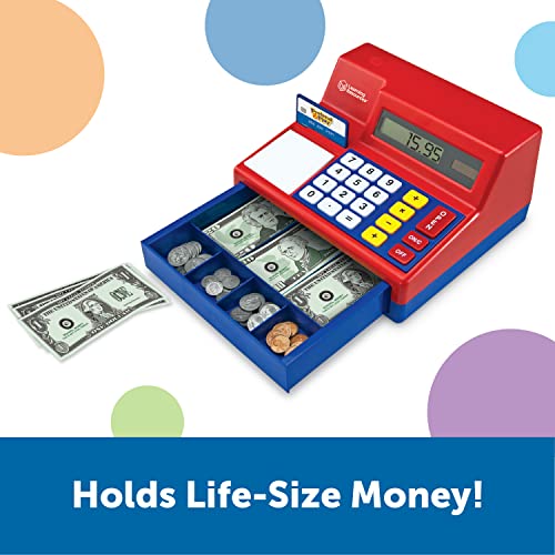 Pretend Play Calculator Cash Register Set for Kids