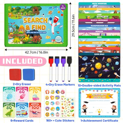 Preschool Learning Search and Find Activity Book