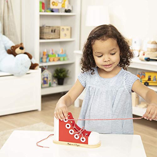 Melissa & Doug Lacing Sneaker - Shoe Tying Toy