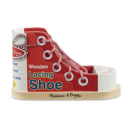 Melissa & Doug Lacing Sneaker - Shoe Tying Toy