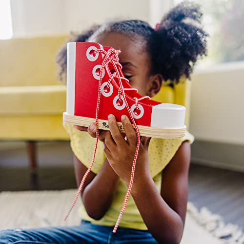 Melissa & Doug Lacing Sneaker - Shoe Tying Toy