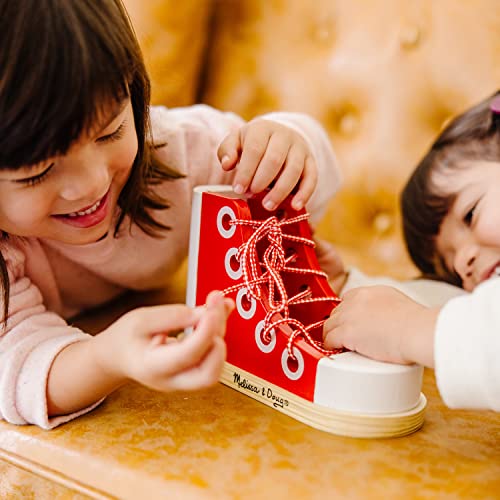 Melissa & Doug Lacing Sneaker - Shoe Tying Toy