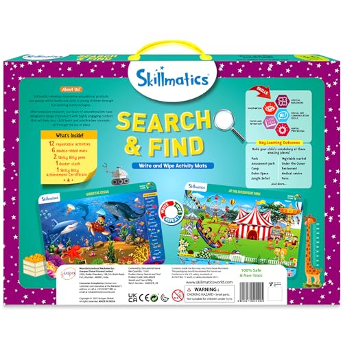 Skillmatics Search and Find Activity Game for Kids