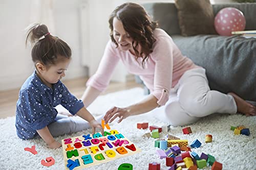 Wooden Alphabet Puzzle for Toddler Learning Fun