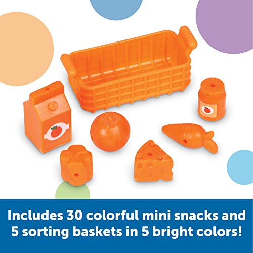 Sorting Snacks Mini Fridge Educational Toy Set