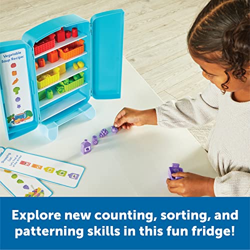Sorting Snacks Mini Fridge Educational Toy Set