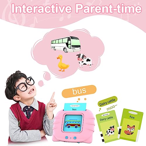 Talking Flash Cards for 3-6 Kids Sight Words EducationalToys,Makolle Toddler Learning Toys Speech Therapy Sensory Toys for Autistic Children 224 Sight Words Flashcards Toys Birthday Gifts for Boy Girl