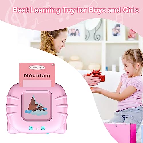 Talking Flash Cards for 3-6 Kids Sight Words EducationalToys,Makolle Toddler Learning Toys Speech Therapy Sensory Toys for Autistic Children 224 Sight Words Flashcards Toys Birthday Gifts for Boy Girl