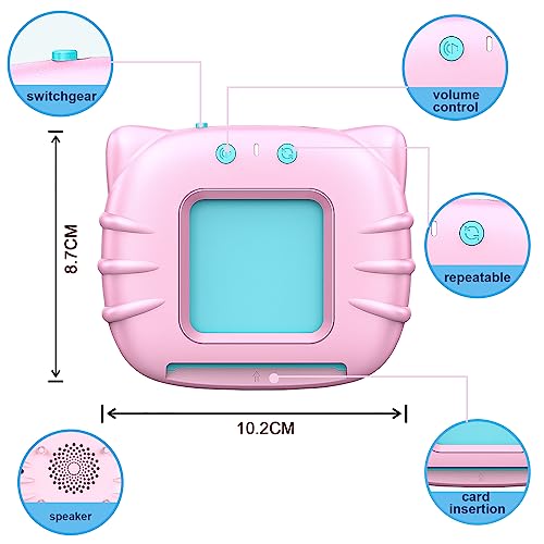 Talking Flash Cards for 3-6 Kids Sight Words EducationalToys,Makolle Toddler Learning Toys Speech Therapy Sensory Toys for Autistic Children 224 Sight Words Flashcards Toys Birthday Gifts for Boy Girl