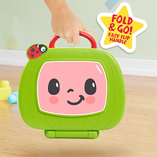 CoComelon Sing and Learn Laptop Toy for Kids, Lights, Sounds, and Music Encourages Letter, Number, Shape, and Animal Recognition, Officially Licensed Kids Toys for Ages 18 Month by Just Play
