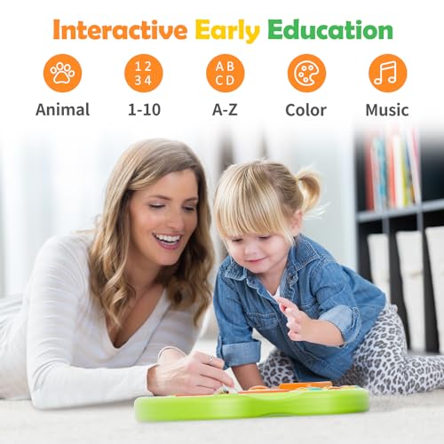 9-in-1 Bilingual Learning Toys for Toddlers 1-3, Montessori Educational Toy for 1-2 Year Old Girl Boy, Musical Baby Toy 6-12-18 Month Age, First Christmas 1st Birthday Gifts for 1+ Year Old