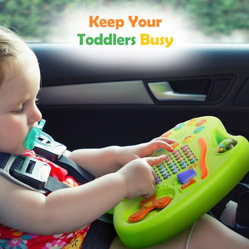 9-in-1 Bilingual Learning Toys for Toddlers 1-3, Montessori Educational Toy for 1-2 Year Old Girl Boy, Musical Baby Toy 6-12-18 Month Age, First Christmas 1st Birthday Gifts for 1+ Year Old
