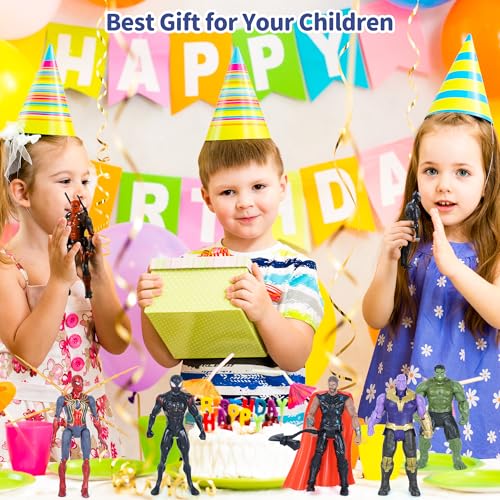 9Pcs Action Figure Toys, 6 Inch Collectible Figures Gift for Kids Boys Girls, Perfect for Themed Parties, Birthday, Christmas, Easter, Anniversaries