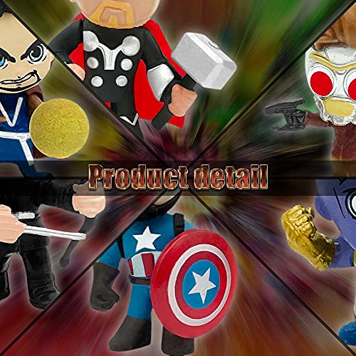 lasama Action Figures, 26 PCS Superhero Set, Mini Figures Toys, Ideal for Collectibles, Party Favors, for Kids