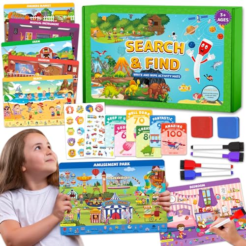 Preschool Learning Search and Find Activity Book