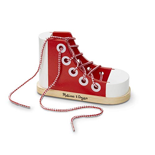 Melissa & Doug Lacing Sneaker - Shoe Tying Toy