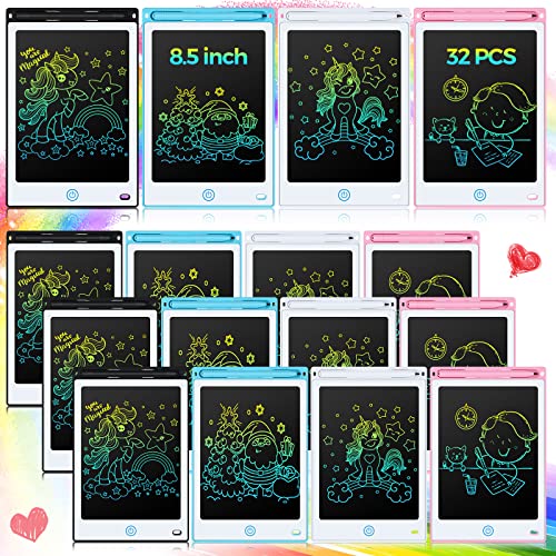 32-Piece LCD Doodle Board Electronic Toy 8.5" Drawing Pad
