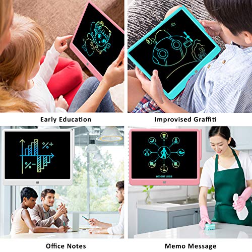 15 Inch Colorful LCD Writing Tablet Toy, Blue